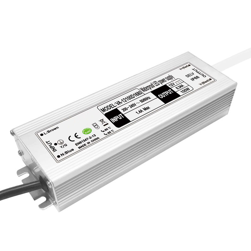 100W स्थिर भोल्टेज वाटरप्रूफ एलईडी चालक