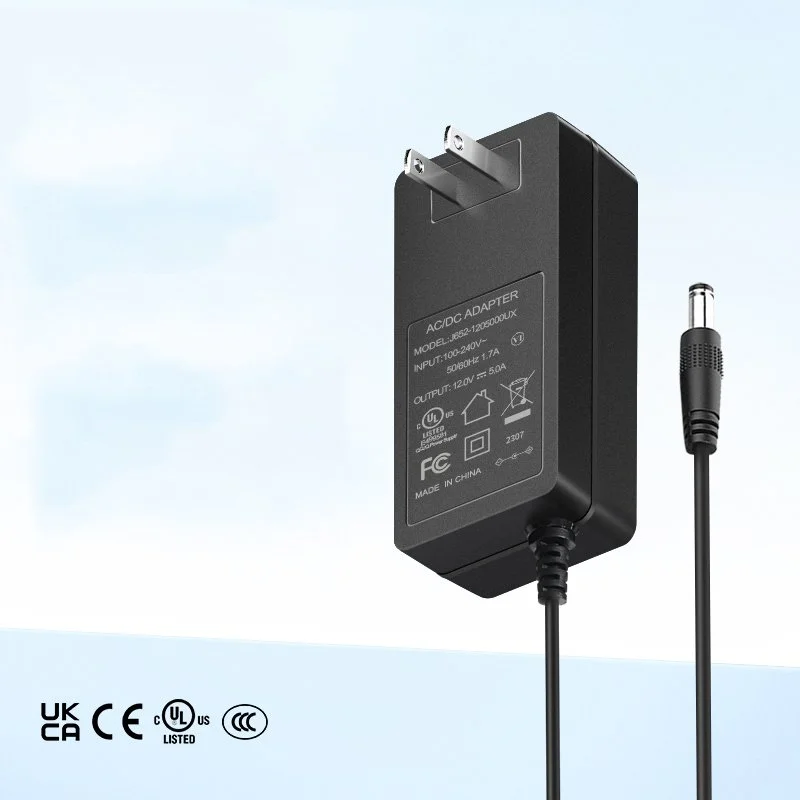 12V 5A Wallmount पावर एडाप्टर