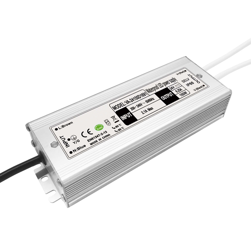 150W स्थिर भोल्टेज वाटरप्रूफ एलईडी चालक