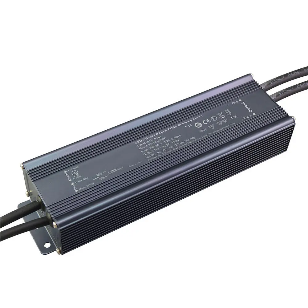 150W DALI स्थिर भोल्टेज डिमिङ एलईडी चालक