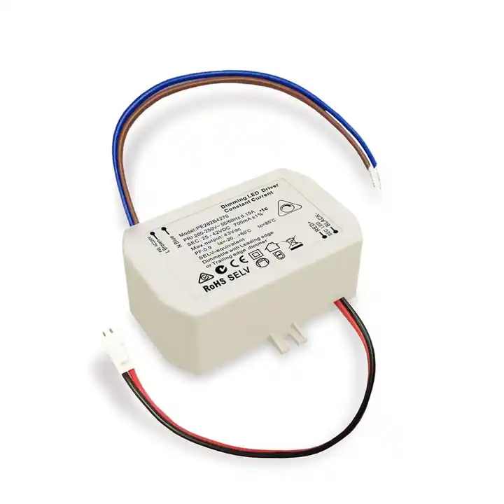 सानो आकार 18W स्थिर वर्तमान Triac Dimmable LED चालक