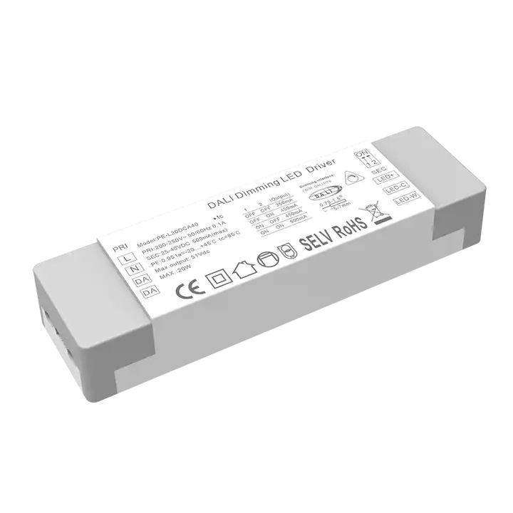 20W स्थिर वर्तमान DALI CCT Dimmable LED चालक