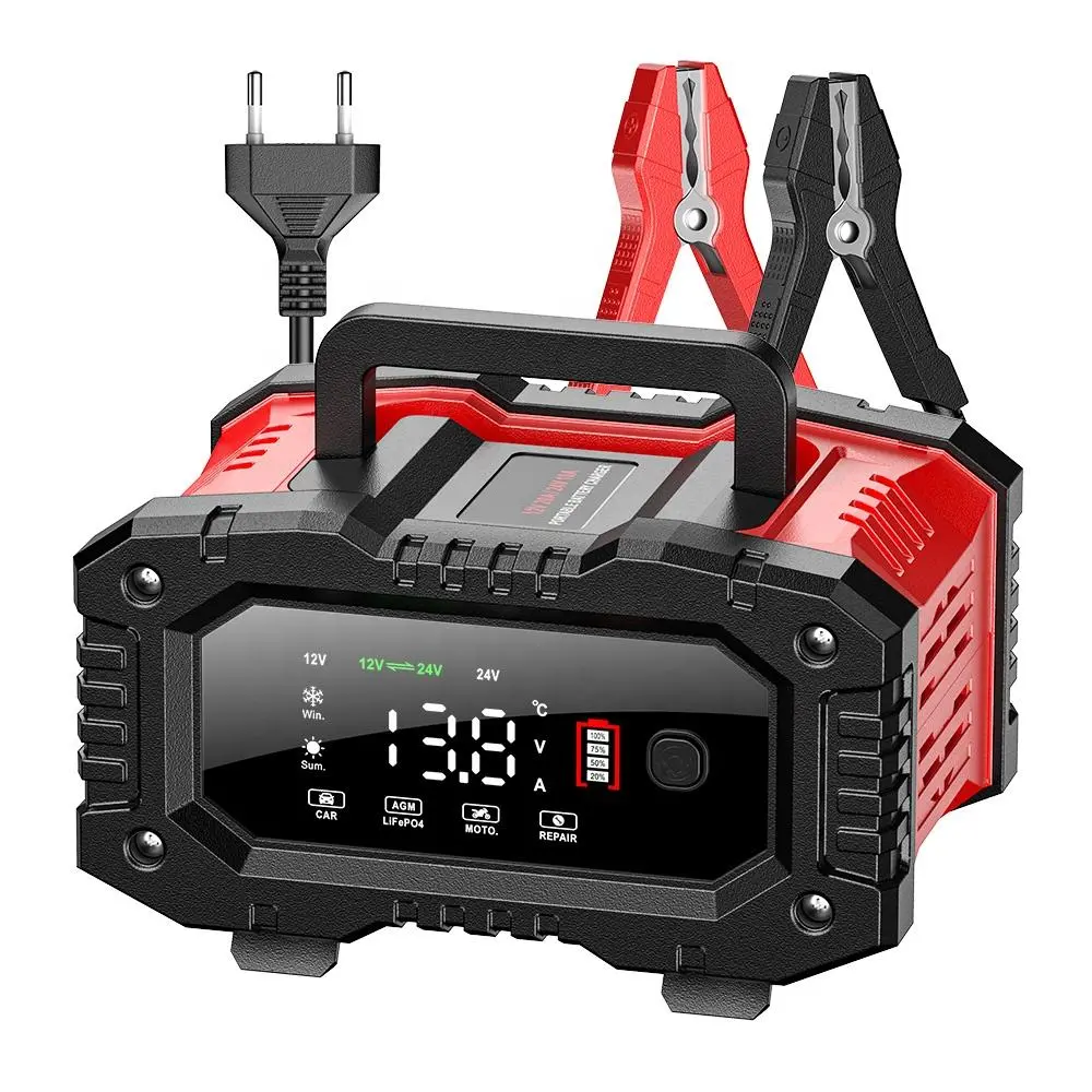 24V 10A इन्टेलिजेन्ट कार मोटरसाइकल पल्स मर्मत ब्याट्री चार्जर