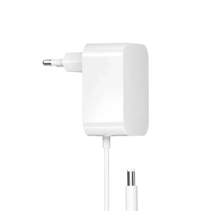 24W 12V 2A वाल-माउन्ट EU प्लग पावर एडाप्टर