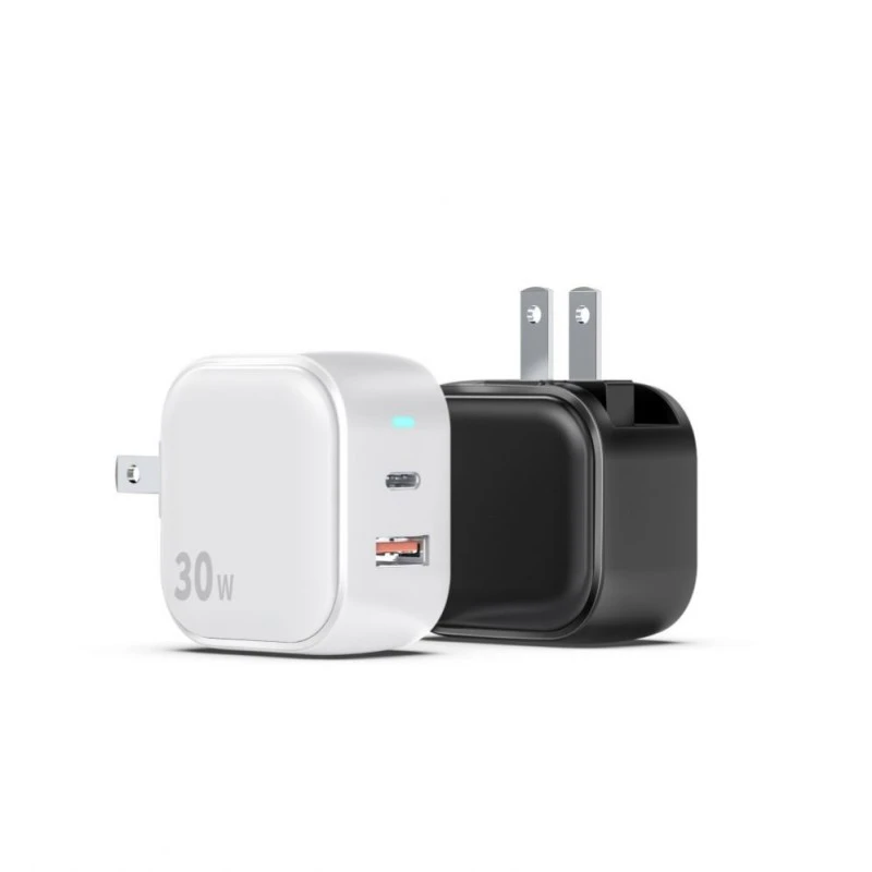 USB-A र USB-C को साथ 30WPD फास्ट चार्जर