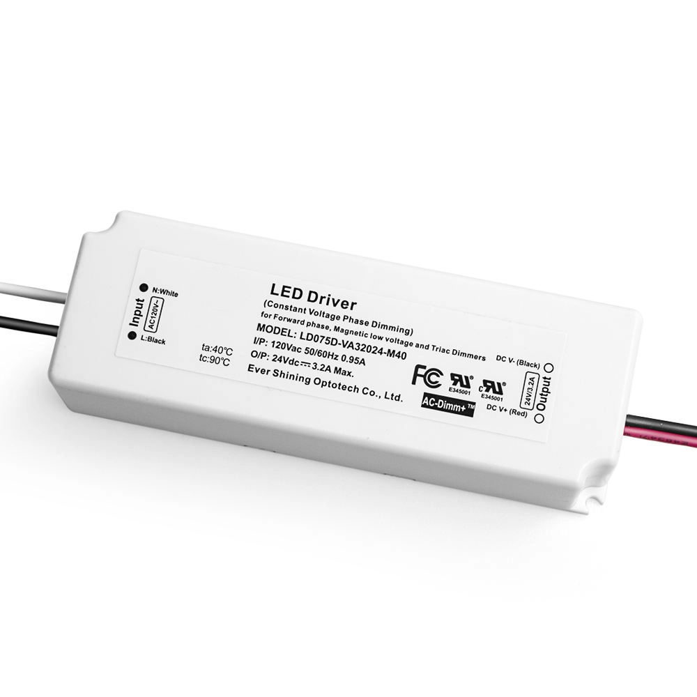 75W स्थिर भोल्टेज Triac Dimming एलईडी चालक