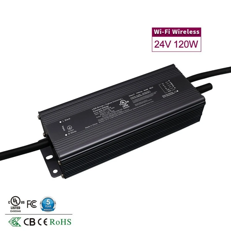 Tuya Zigbee वायरलेस Dimming स्थिर भोल्टेज 120W एलईडी चालक